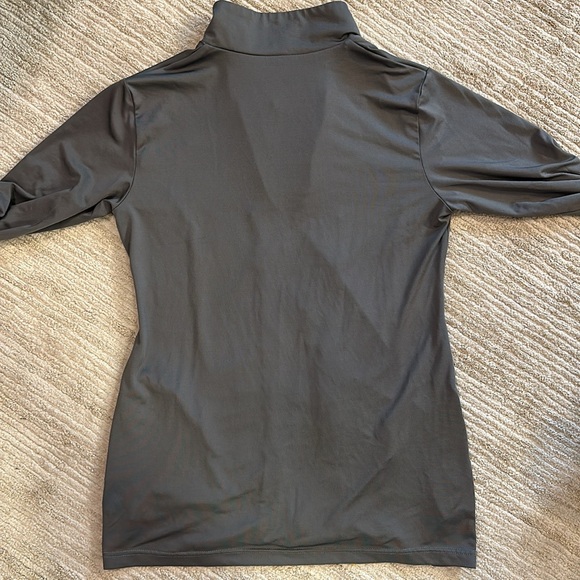 Maternity athletic zip up jacket grey tall friendly pregnancy - Picture 6 of 6